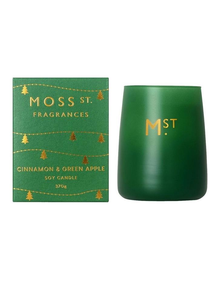 Moss St. Fragrances Cinnamon & Green Apple Large Soy Candle 370g