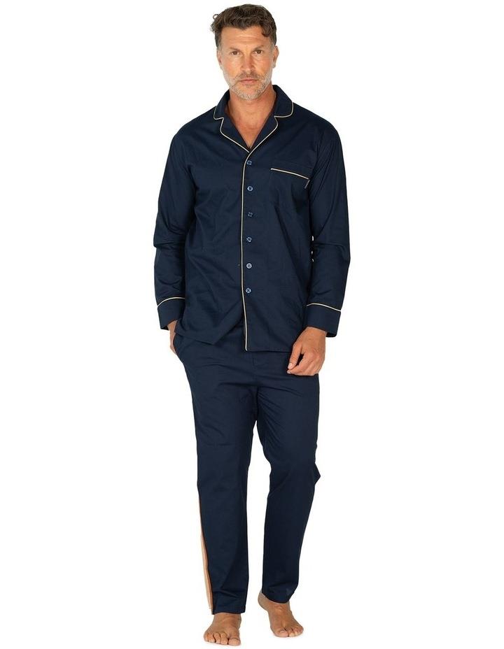 Coast Clothing Co Portsea Button Payjama Set in Navy XL