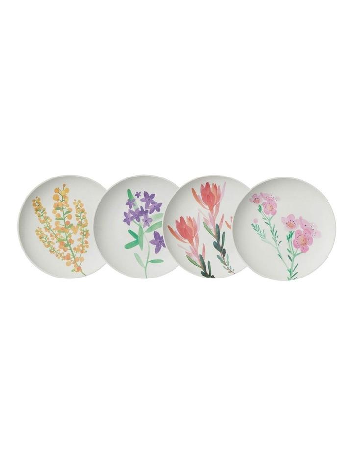 Maxwell & Williams Wildflowers Bamboo Plate 20cm Set of 4 in Assorted