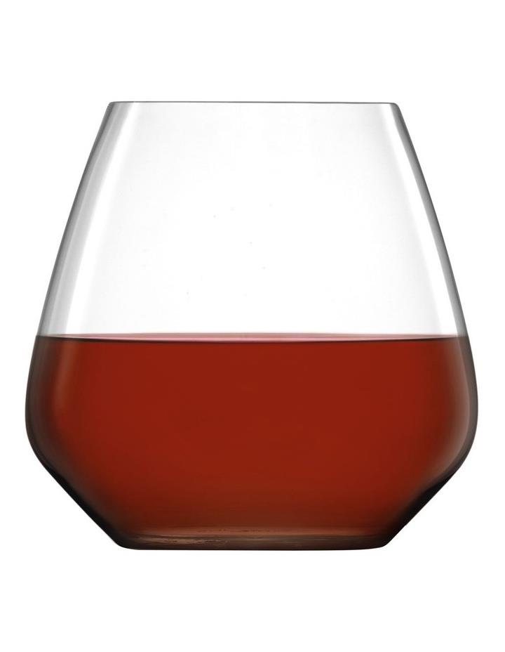 Luigi Bormioli Atelier Stemless Pinot Noir Glass 590ml Set of 6 in Clear