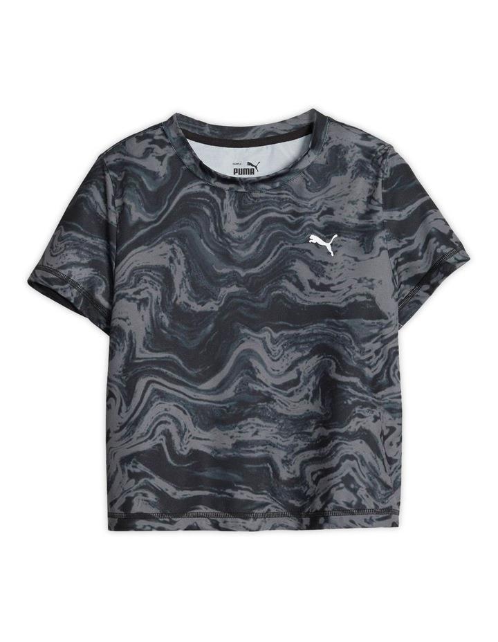 Puma Marbleized AOP T-shirt in Black 8