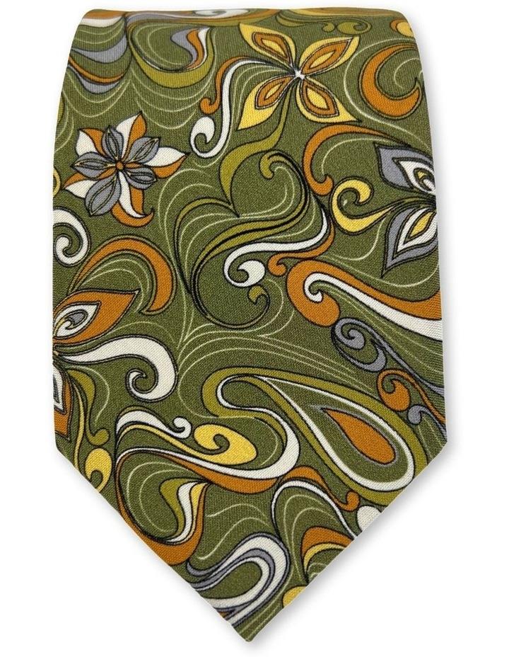 Declic Volterra Paisley Tie in Green OSFA