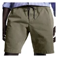 Tommy Hilfiger Harlem Premium Relaxed Twill Shorts in New Basil Khaki 32