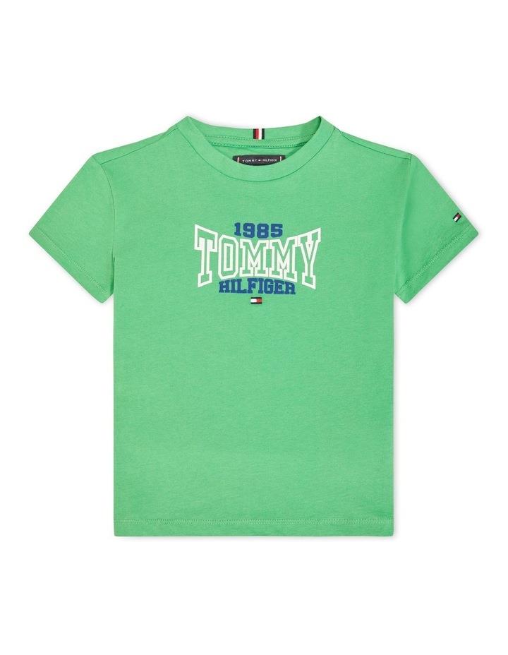 Tommy Hilfiger 1985 Collection Varsity Logo T-shirt (8-16 Years) in Green 12