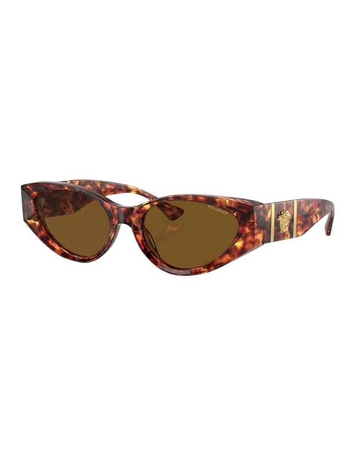 Versace Polarised VE4454 Sunglasses in Tortoise 1
