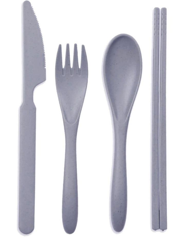 The Good Brand Cutlery Set in Charcoal One Size