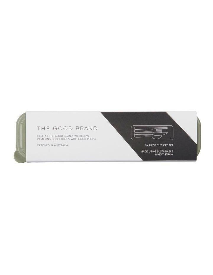 The Good Brand Cutlery Set in Sage One Size
