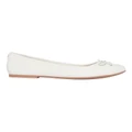 Windsor Smith Babydoll Loafer in Snow Leather White 9