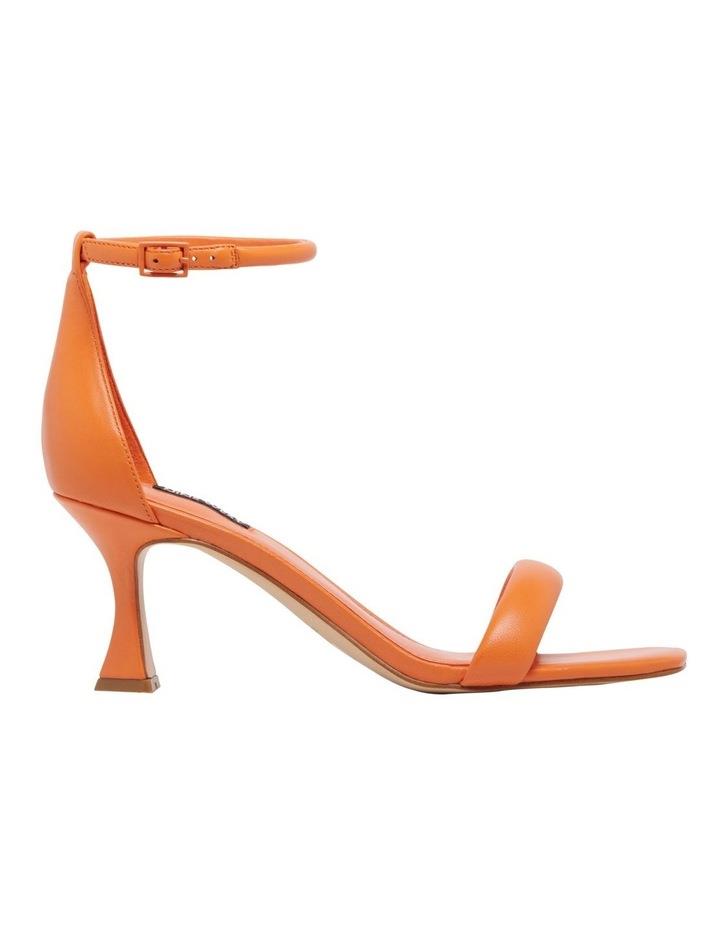 Nine West Paxx Sandal Heel in Orange 5.5