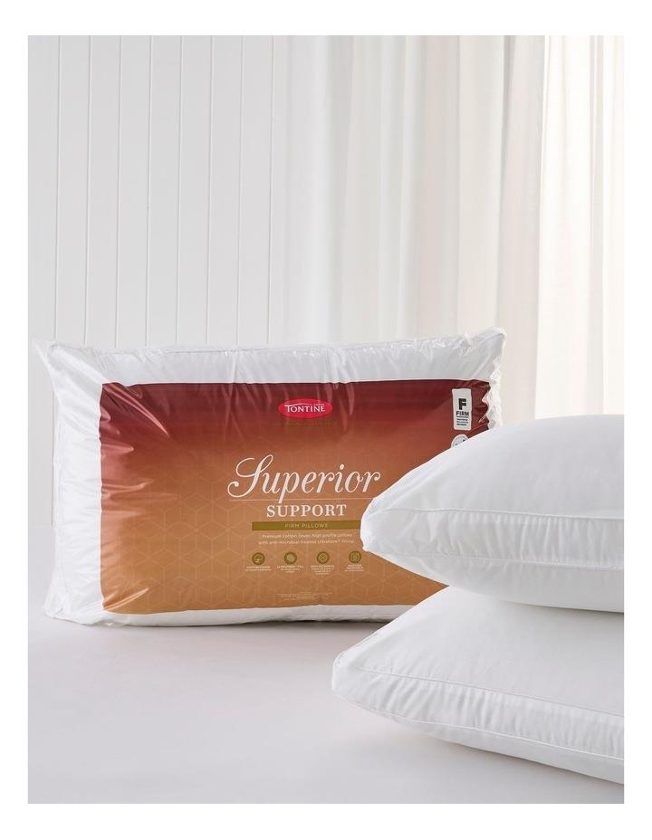 Tontine Luxe Superior Comfort Polyester Pillow 2 Pack White Firm