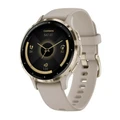 Garmin Venu 3S 010-02785-02 Smartwatch in French Grey/Soft Gold Grey