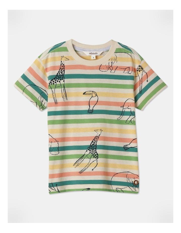 Milkshake Printed T-Shirt in Rainbow 6
