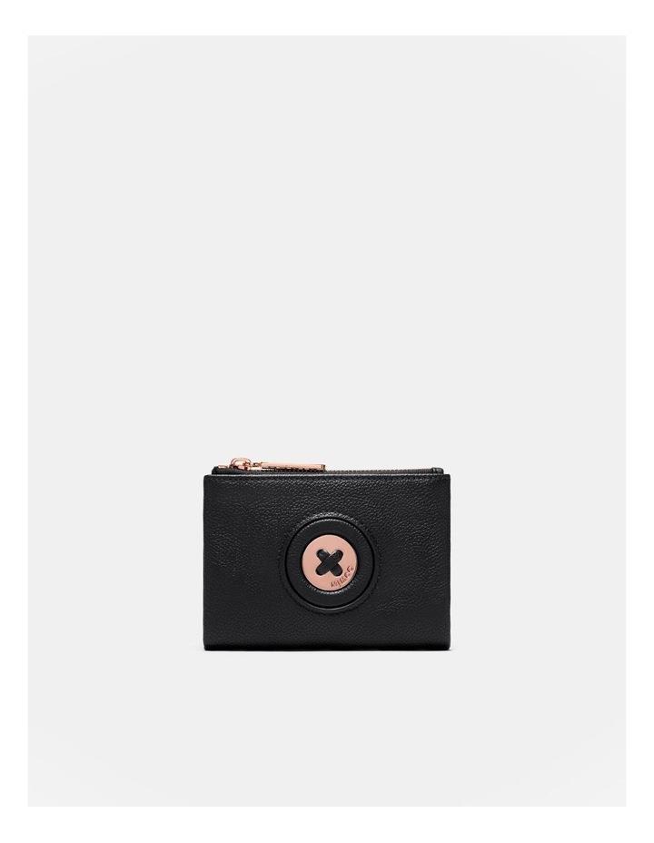 Mimco Mim-mazing Medium Wallet in Black/Rose Gold Black
