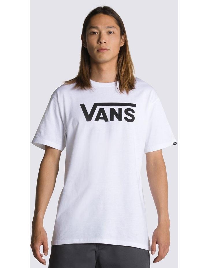 Vans Classic T-shirt in White Blk/White M