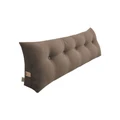SOGA Triangular Wedge Bed Pillow 180cm in Coffee Brown