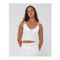 Rusty Florence Relaxed Fit Cami in White 10