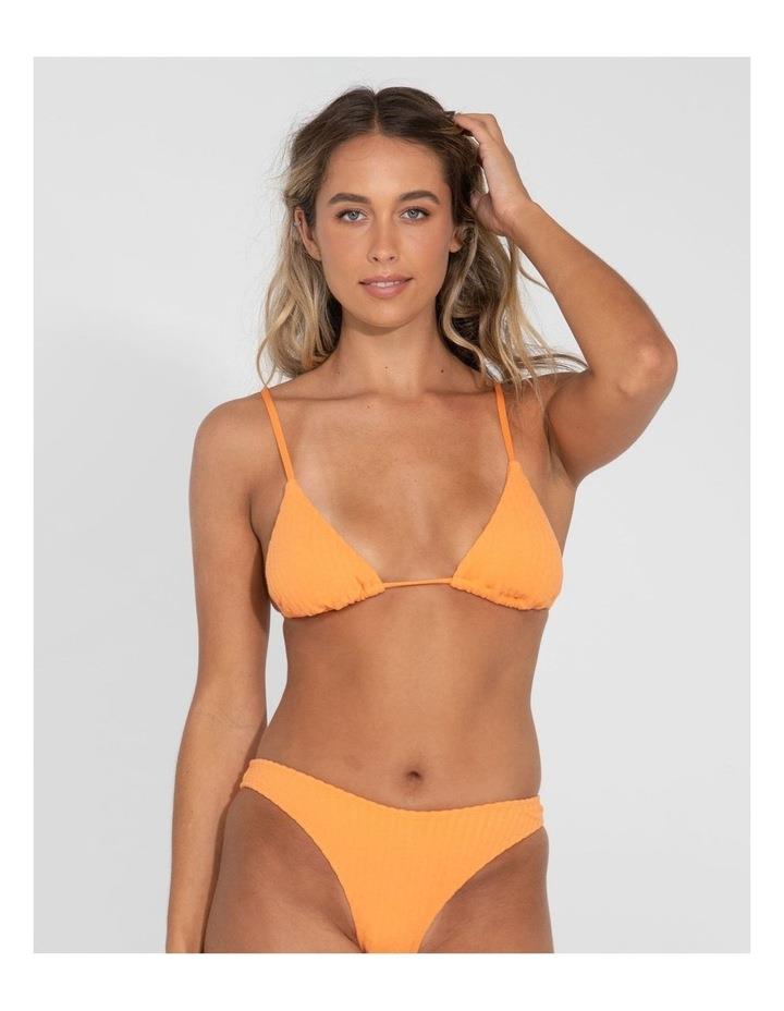 Rusty Lucky Triangle Bikini Top in Orange 10