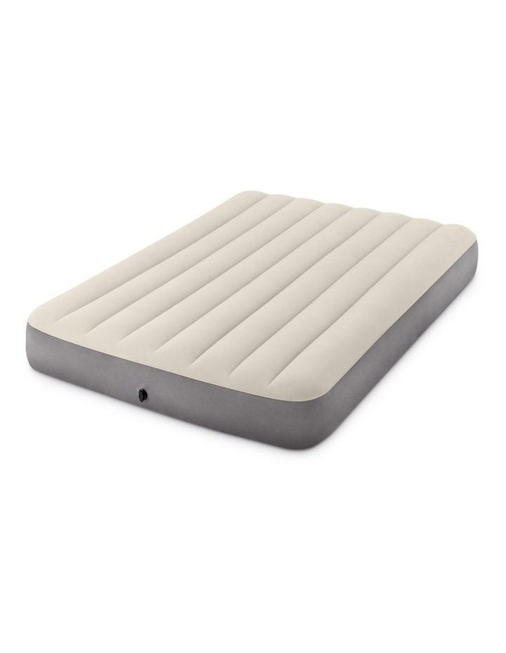 Intex Dura-Beam Double Thick Inflatable Mattress Airbed 25cm Beige