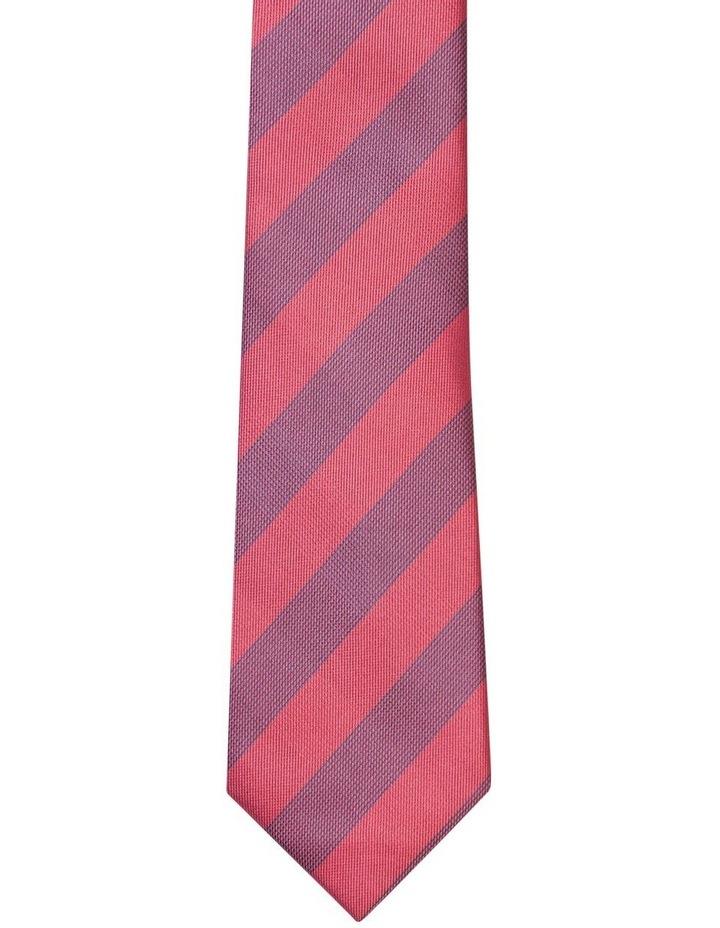 Van Heusen Stripe Tie in Red One Size