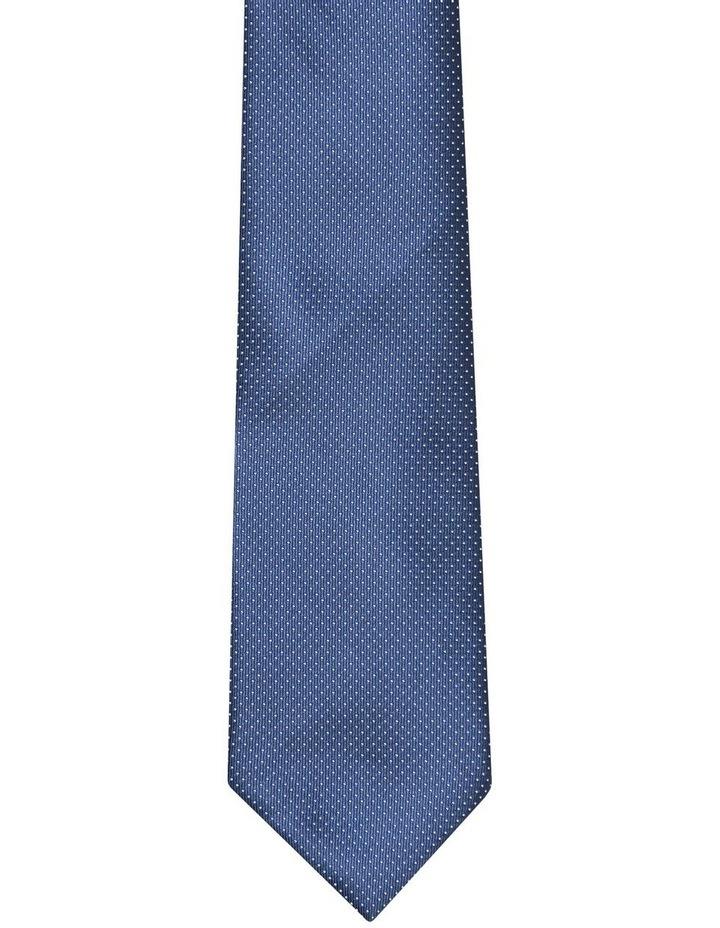 Van Heusen Dobby Plain Tie in Navy One Size