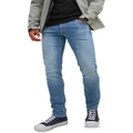 Jack & Jones Glenn Fox Jos 047 50% Super Stretch jeans in Blue Denim Blue 28/32