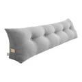 SOGA Triangular Wedge Bed Pillow 120cm in Silver