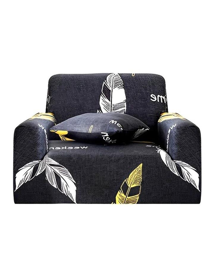 SOGA High Stretch Feather Print Sofa Cover Couch Lounge Protector Slipcovers 1-Seater in Multi Assorted