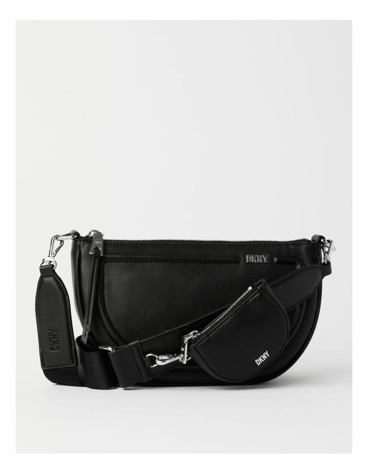 DKNY Orion Crossbody Bag in Black/Silver Black