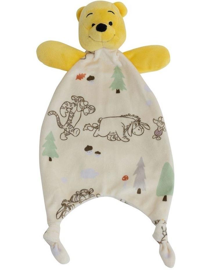 Bubba Blue Winnie The Pooh Security Blanket in Yellow NB