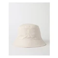 Calvin Klein Monogram Bucket Hat in Ballet Pale Pink One Size