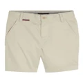 Tommy Hilfiger 1985 Collection Logo Tape Chino Shorts (3-7 Years) in Light Silt Tan 7