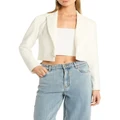 Sass & Bide Cool Your Jets Jacket in White 10