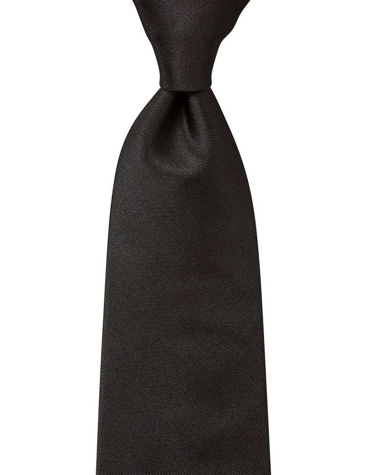 Cambridge Formal Silk Tie in Black