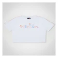 Ellesse Nocetto Cropped Tee in White 13-14