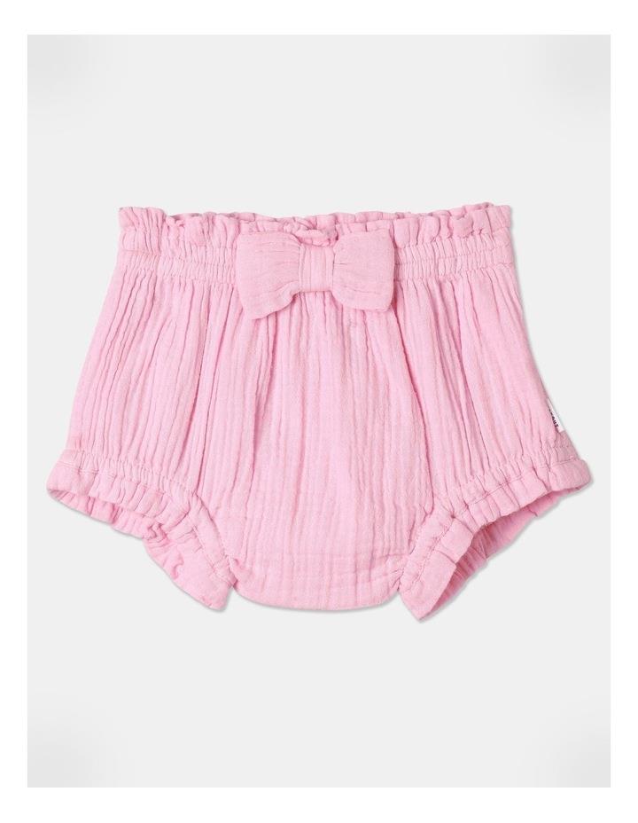 Sprout Double Cloth Shorts in Baby Pink 2