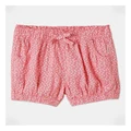Sprout Ditsy Bow Shorts in Peach 000