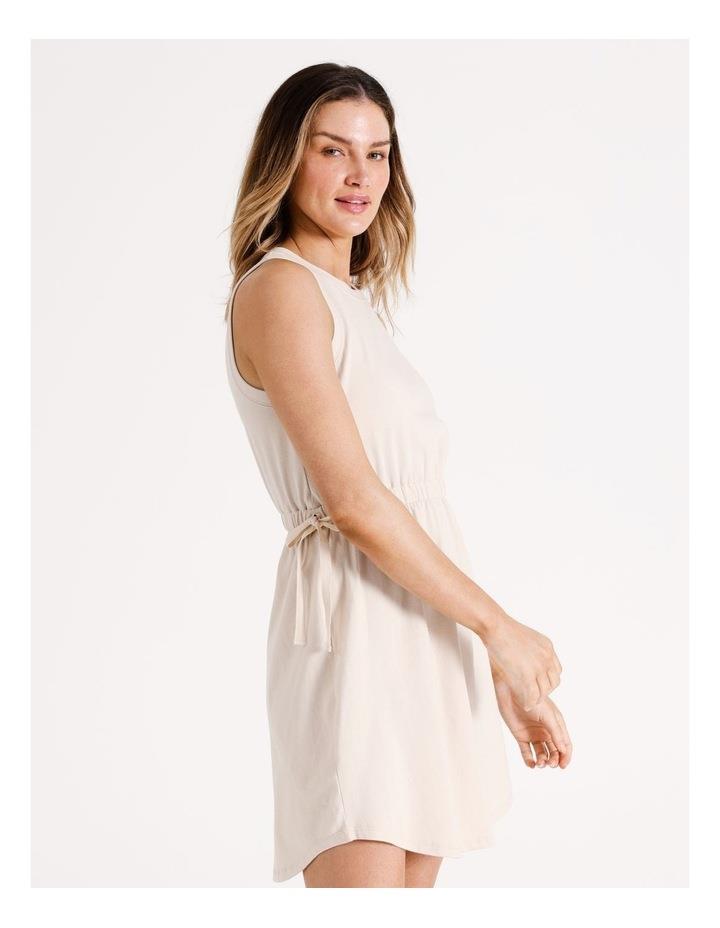Grab Denim Organic Sleeveless Jersey Dress in Flesh XS