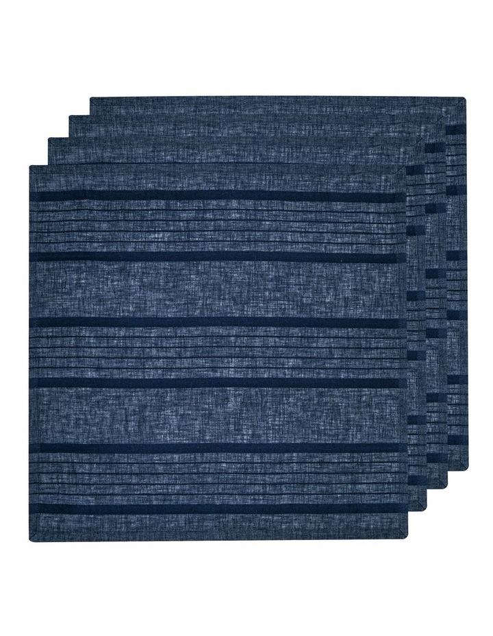 Ladelle Peyton Napkin 4 Pack in Blue