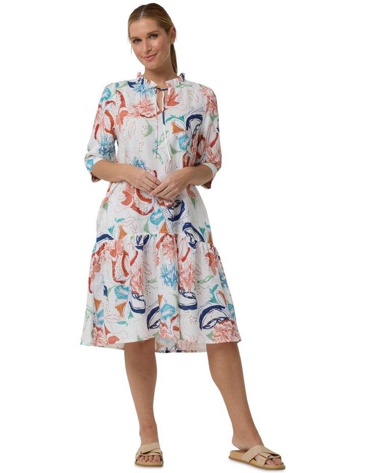 Yarra Trail Capri Print Dress in Multi Assorted 12