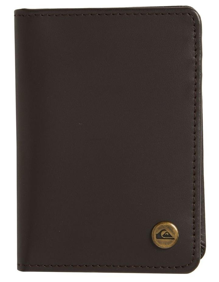 Quiksilver Mack Cardy Tri-Fold Wallet in Chocolate Brown OSFA