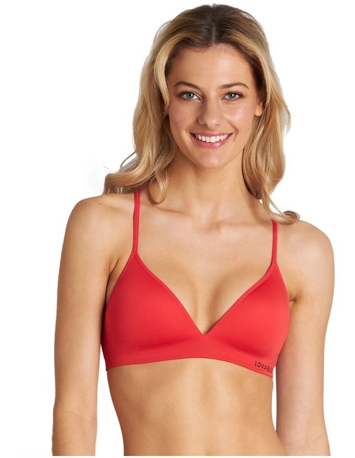 Lovable Sexy & Seamless Soft Cup Bra in Bittersweet Red 12 AA