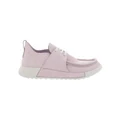 ECCO Cozmo Leather Lace Up Shoe in Pink 40