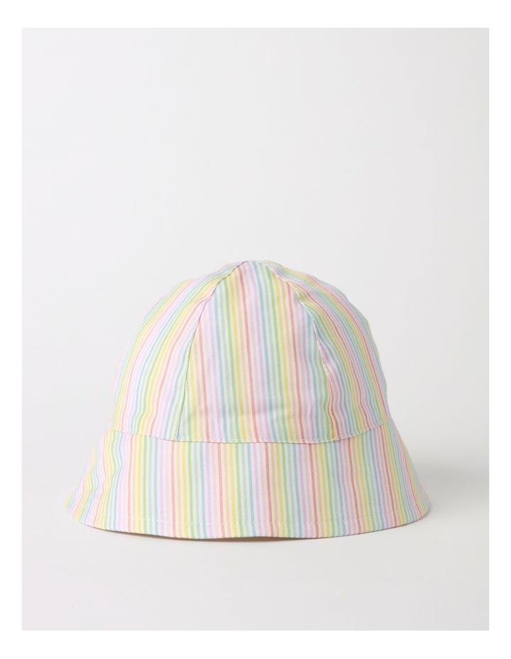 Sprout Soft Stripe Hat In Rainbow XXS