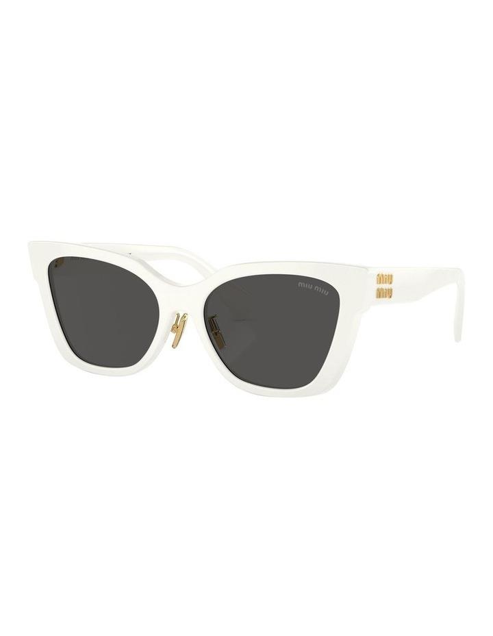 Miu Miu MU 02ZS Sunglasses in White 1