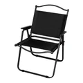 Levede 4 Pieces Foldable Camping Chair in Black