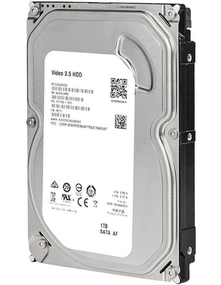 Traderight Group 1TB Hard Drive For CCTV Camera10.1x2.6x14.7cm Silver