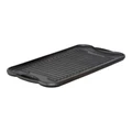 HEALTHY CHOICE Oil-seasoned Ready to use Reversible Seasoned Cast Iron Grill 50.7x25.8cm in Black
