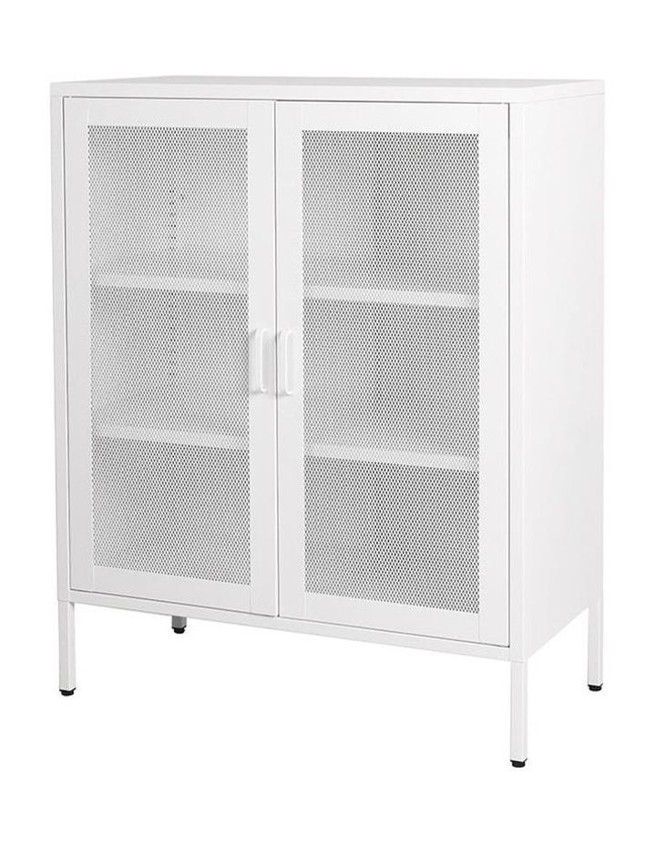 Levede Steel Kitchen Office Storage Cabinet in White