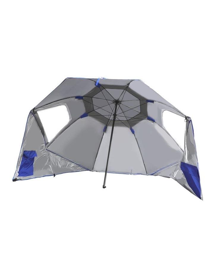 Mountview Sun Shade Beach Umbrella 2.33m in Blue
