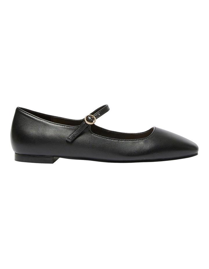 Marcs Tottie Flat Shoes in Black Leather Black 36